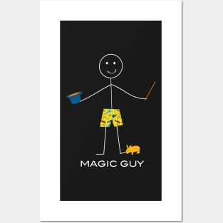 Funny Mens Magic Design Posters and Art